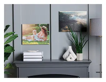 Vibrant metal prints